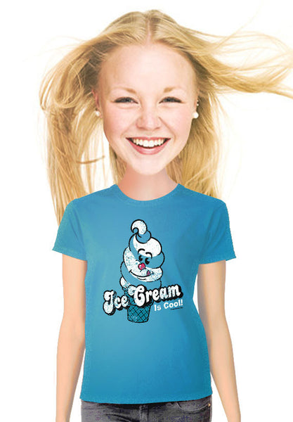 ice cream is cool womens t-shirt