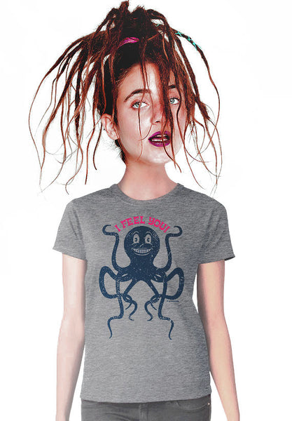 i feel you octopus womens t-shirt