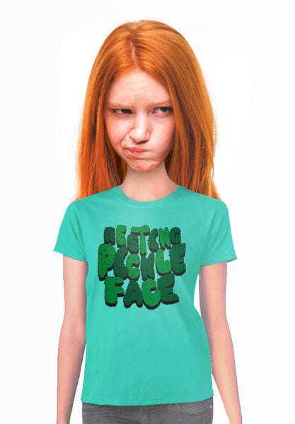 resting pickle face type t-shirt