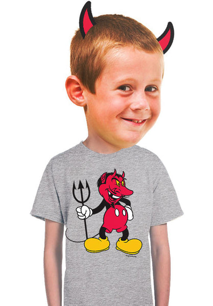 mickey devil kids t-shirt