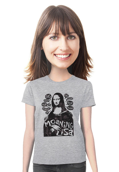 Mona Lisa moaning t-shirt