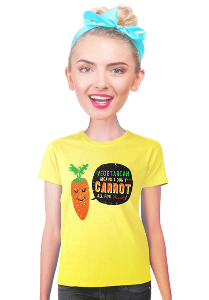 Vegetarian carrot t-shirt