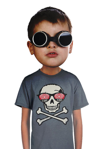 x-ray skull kids t-shirt