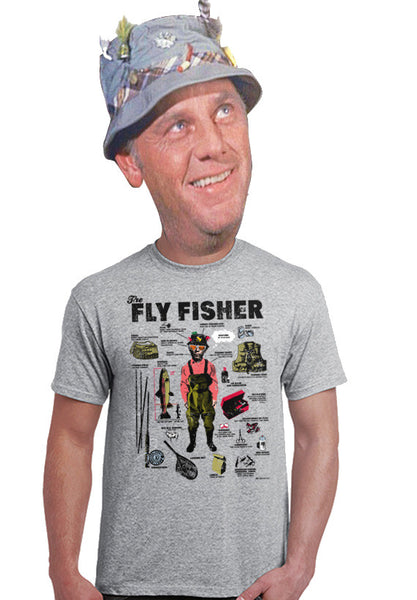 the fly fisherman unisex t-shirt