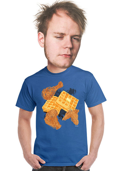 chicken and waffles unisex t-shirt