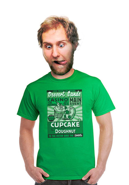Cupcake vs Doughnut unisex t-shirt