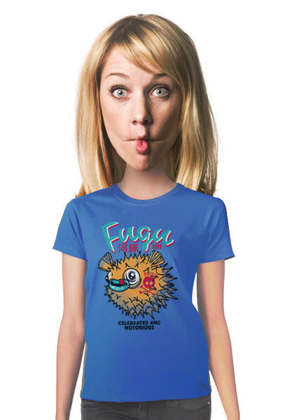 fugu blowfish womens t-shirt