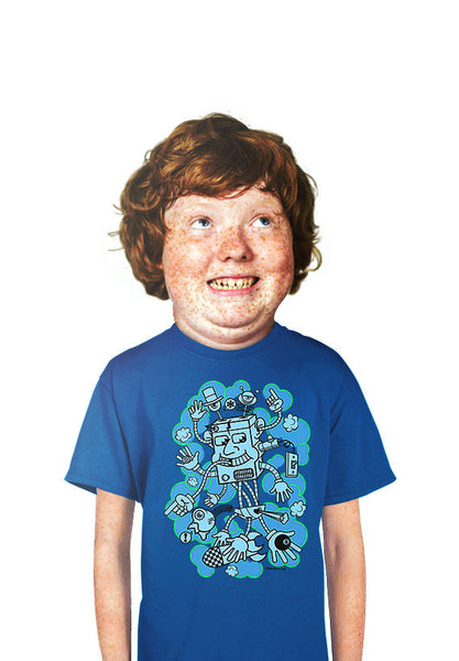 kids robot  t-shirt