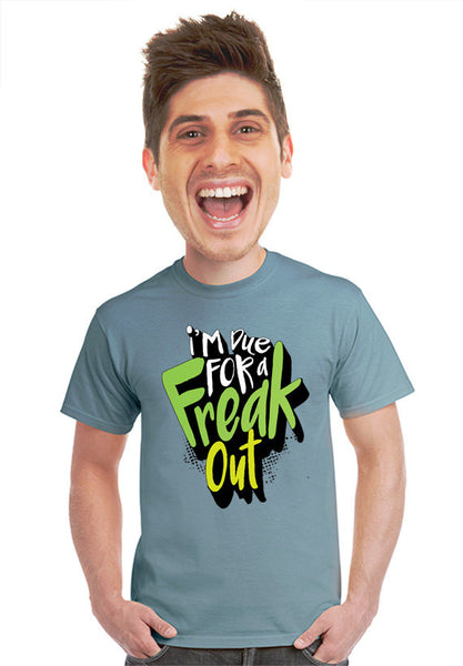 freak out text t-shirt