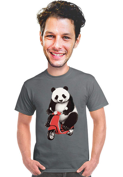 panda vespa t-shirt