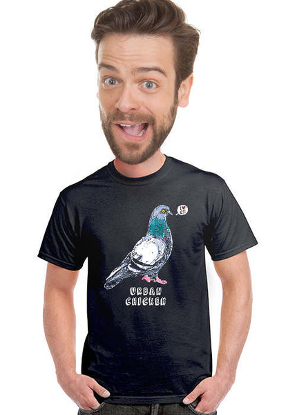 pigeon urban chicken t-shirt