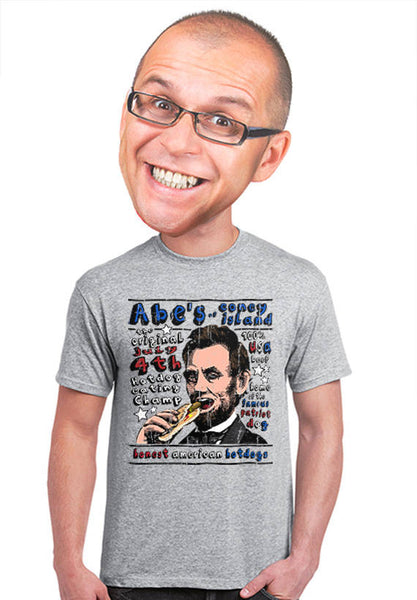 4th of july abe lincoln t-shirt