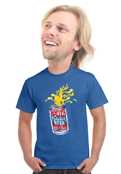 4th of july patriot beer t-shirt