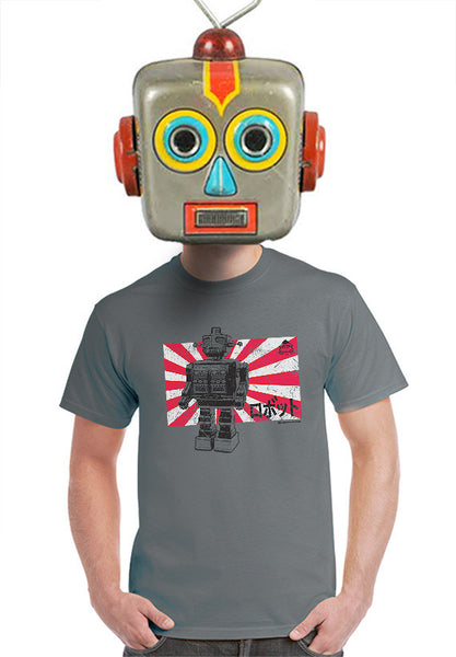 geeky kamikaze japanese robot unisex t-shirt