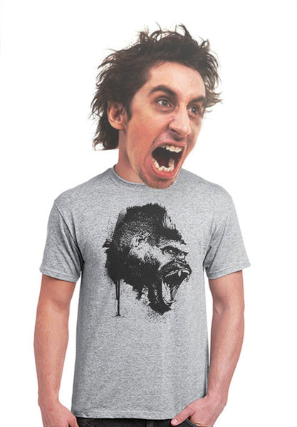 snarling gorilla unisex t-shirt