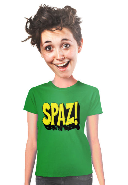 spaz type t-shirt
