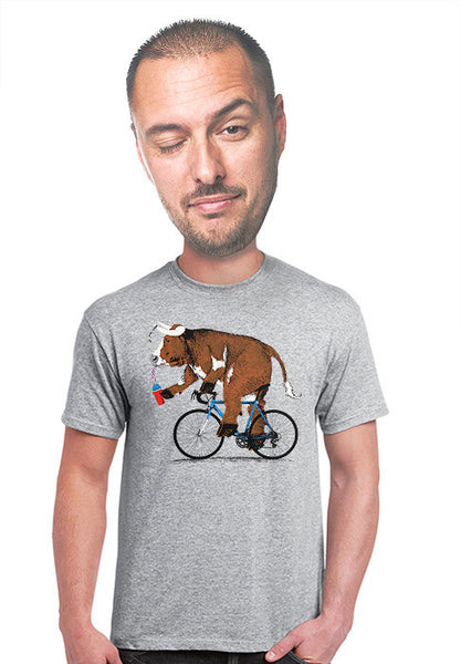 steer on a bike t-shirt