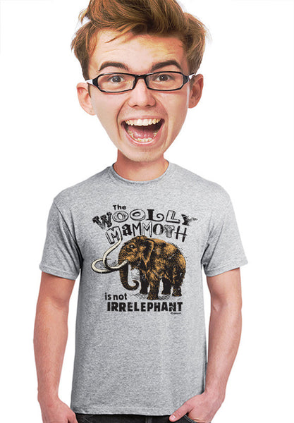 woolly mammoth dinosaur t-shirt